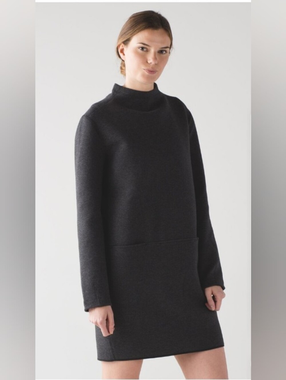lululemon athletica Charcoal Mock-Neck Sweater Dress